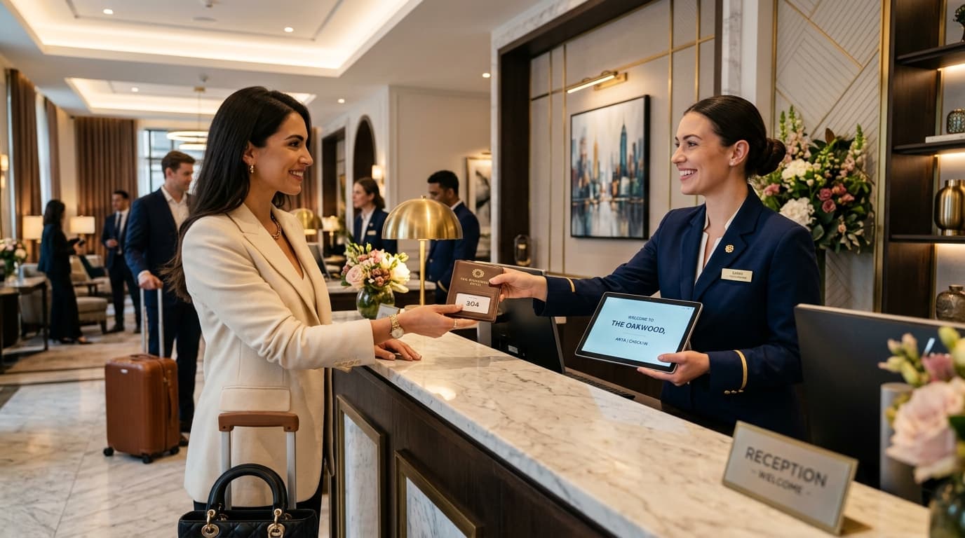 Visual Room Calendar, Digital ID Scanner & 60-Sec Check-in